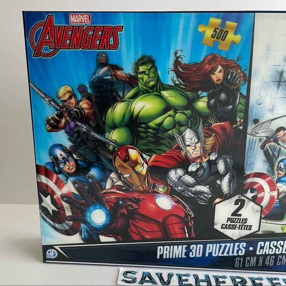 Marvel Avengers Prime 3D Puzzles - 2 Puzzles - Picture 7 of 7